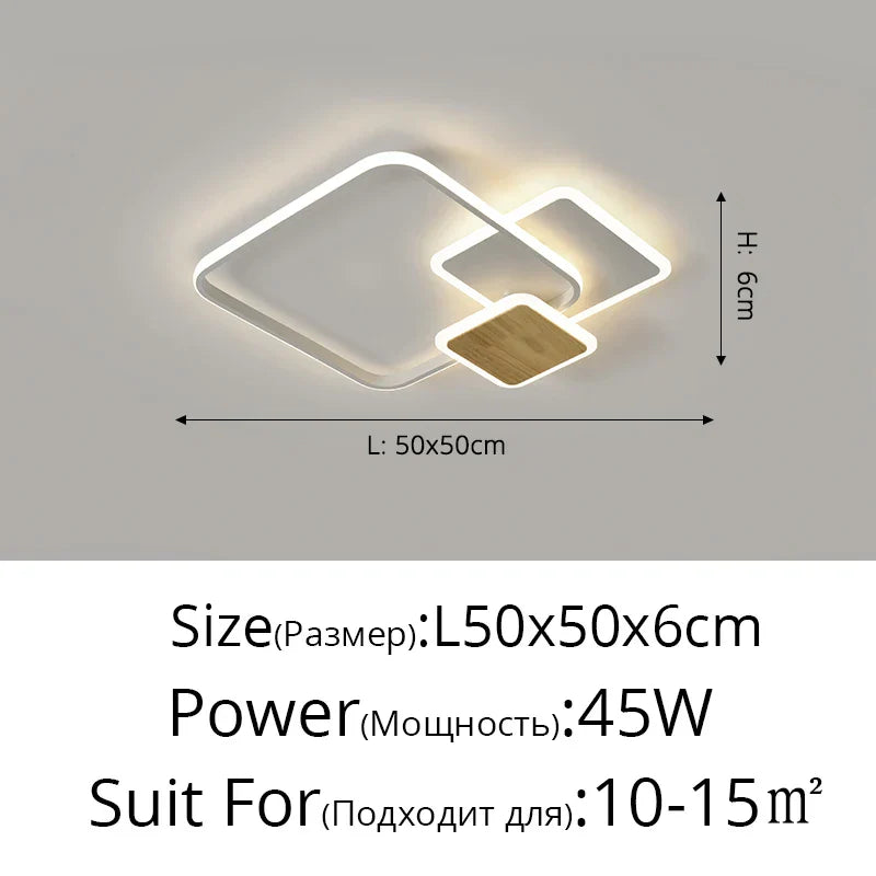 Lámparas de Araña LED Decorbites™ Iluminación Moderna Interior Regulable para Decoración del Hogar