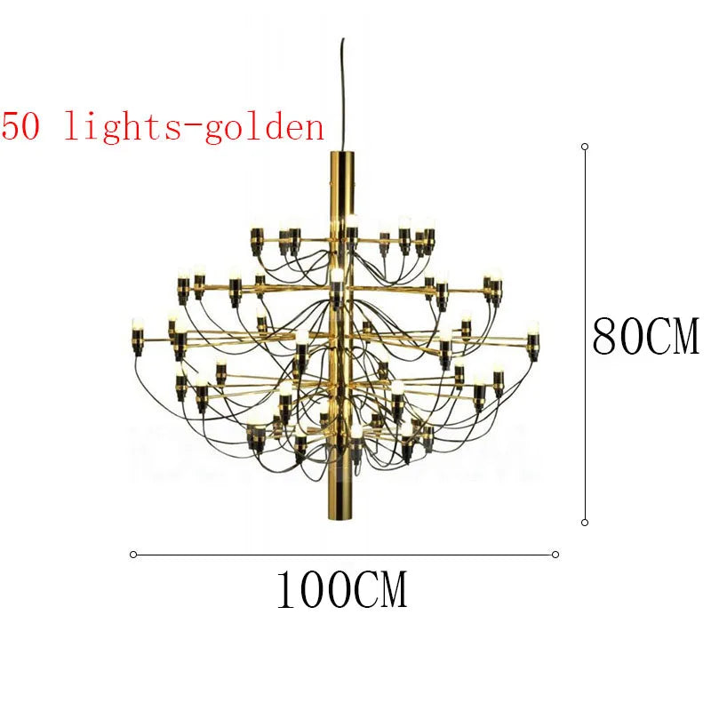 Lámpara de araña LED DecorBites™: Elegante lámpara colgante de diseño italiano para la decoración del hogar.
