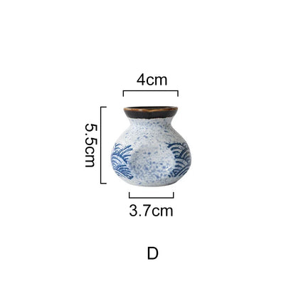 مجموعة توابل المطبخ من السيراميك الأزرق من ديكوربايتس™