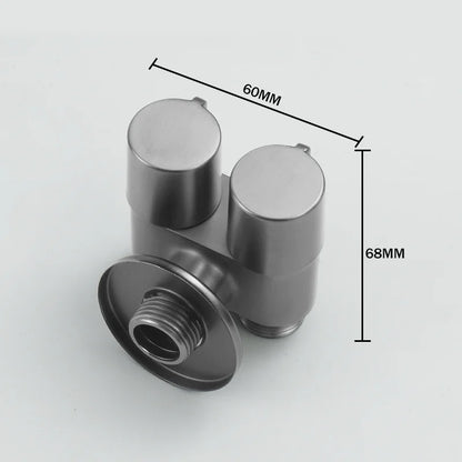 DecorBites™ Brass Bidet Faucet Set for Wall Mounted Toilet - Dual Purpose Bathroom Sprayer