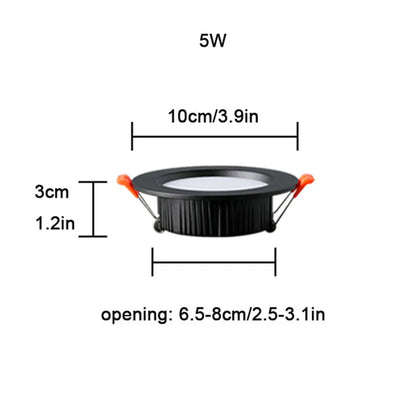 DecorBites™ 5W LED Downlight: Bright Recessed Ceiling Light for Home Living Room