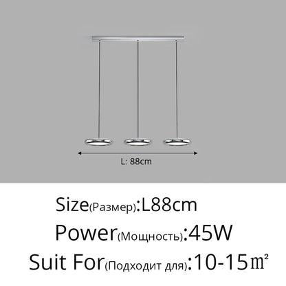 DecorBites™ Iron Pendant Chandelier for Home Kitchen Bedroom Bar Lighting