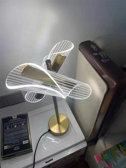 DecorBites™ LED Floor Lamp Minimalist Living Room Bedroom Standing Light Decor Virtual Fixture Acrylic Floor Lights