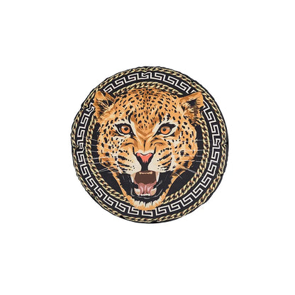 DecorBites™ Jungle Cartoon Print Velvet Cushion Cover - Hawaiian Decor for Sofa