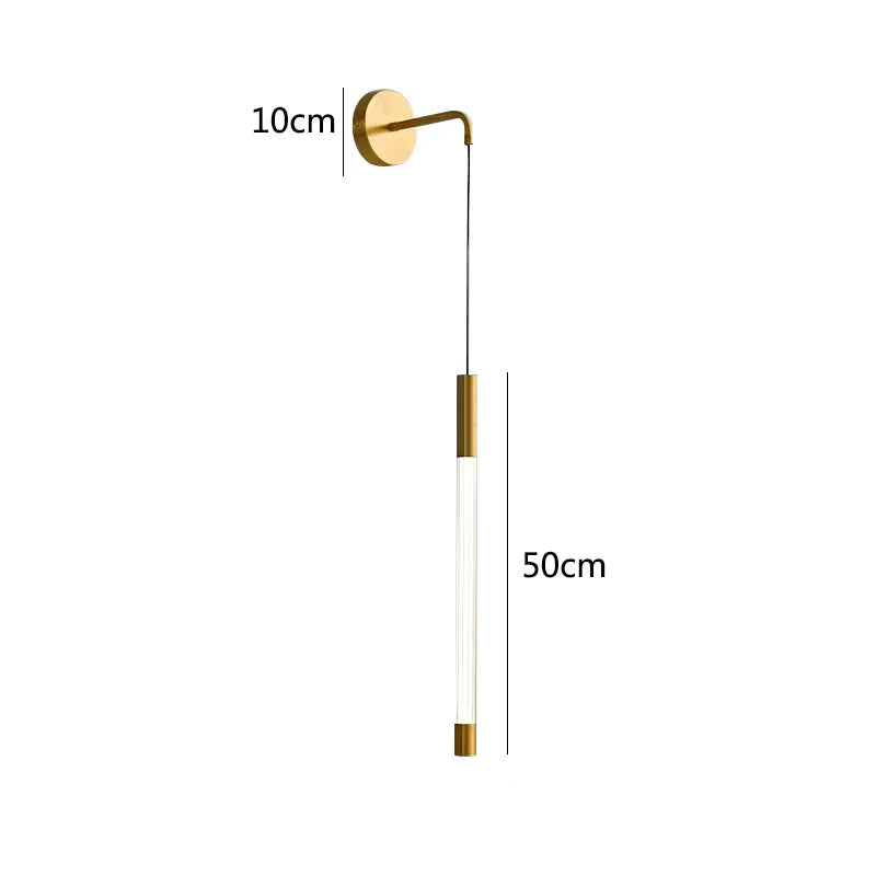 Decorbites™ Barra de Oro LED Luz de Pared para Decoración del Hogar en Comedor Cocina Dormitorio