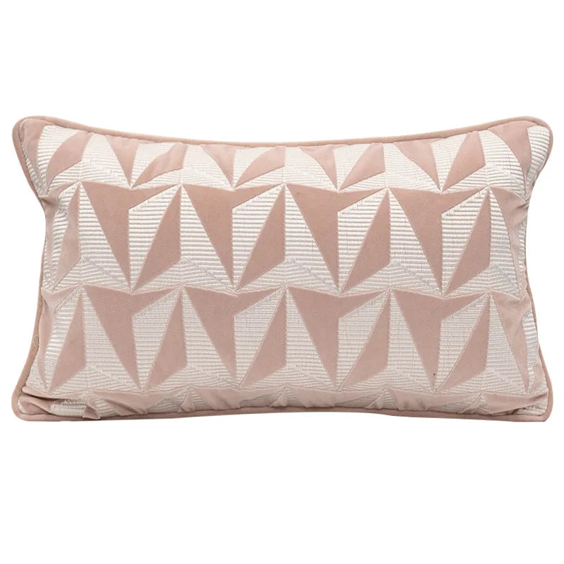 DecorBites™ Lahulpe Navy Blue Velvet Cushion Cover with Constellation Embroidery, 45x45cm