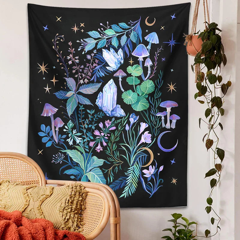 Decobites Magical Gardens Wall Tapestry for Bedroom, Dorm & Living Room Decor