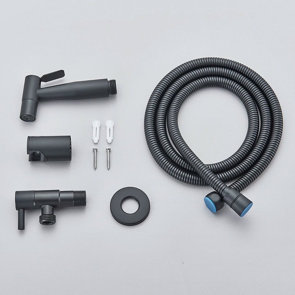 DecorBites™ Brass Bidet Faucet Mixer for Cold Water Sprayer Head Jet Toilet Faucet