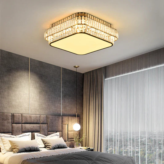 DecorBites™ Crystal LED Ceiling Lamp for Living Room Bedroom Study