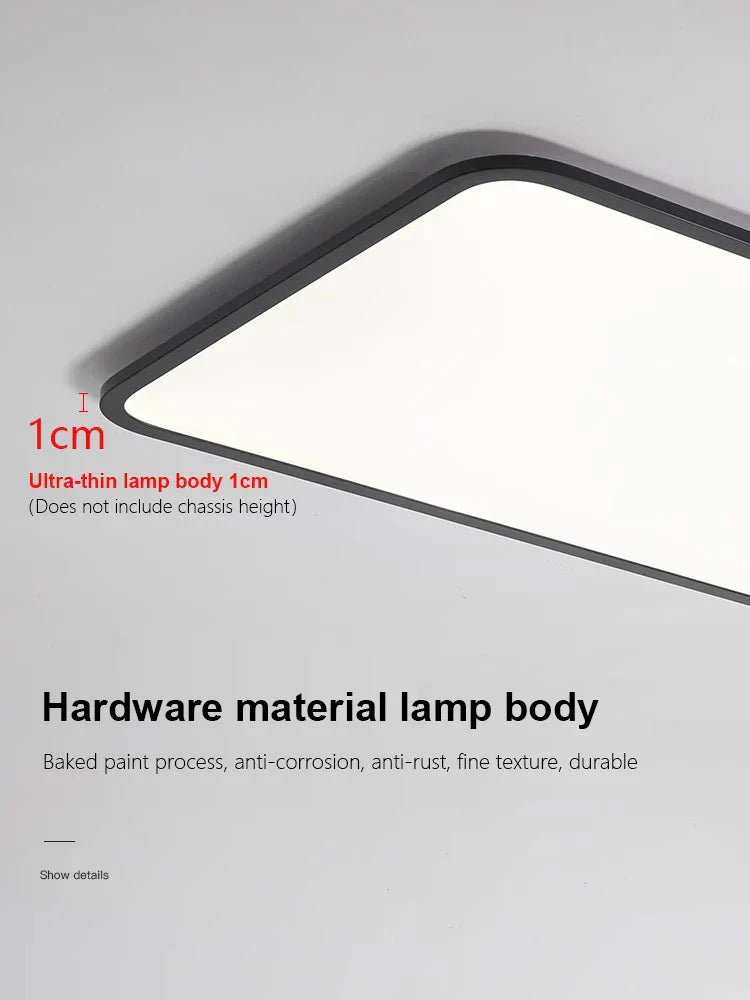 DecorBites™ LED Ceiling Lamp: Modern Minimalist Rectangular Design for Living room, Bedroom, Indoor Lighting