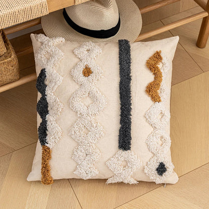 DecorBites™ Bohemian Beige Cushion Cover for Home Decor Sofa Bed 30x50cm/45x45cm