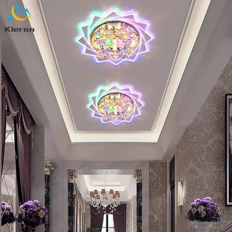 Lámpara de techo LED DecorBites™ Lotus Crystal, Nordic Brights, estilo moderno