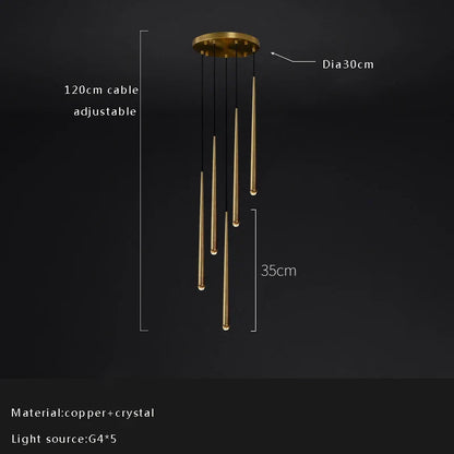 Lámpara de techo DecorBites™ con forma de gota de agua de cristal para una decoración clásica de sala de estar.