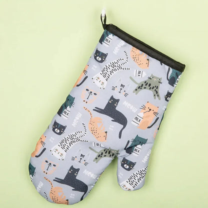 DecorBites™ Heat-Resistant Microwave Gloves for Kitchen Baking Barbecue and Oven