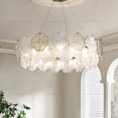 DecorBites™ Crystal Chandelier: French Modern Light Luxury for Living Room, Dining Room, Bedroom
