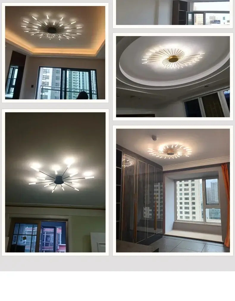 DecorBites™ Sleek Nordic LED Chandelier for Modern Home