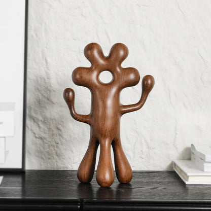 DecorBites™ Abstract Flower Man Alien Sculpture Home Decor Figurine