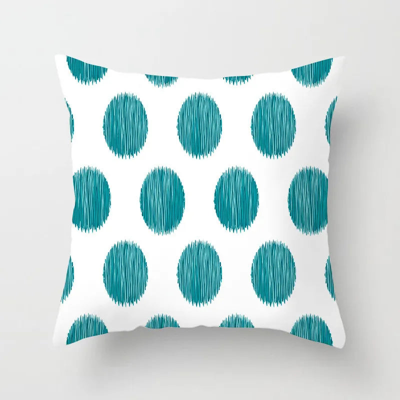 DecorBites™ Leaf Feather Cushion Covers Geometric Heart Print Pillowcase Home Decor