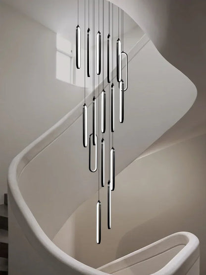 DecorBites™ LED Staircase Branch Chandelier for Modern Living & Dining Rooms