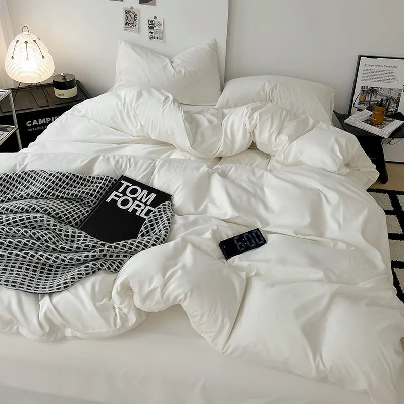 طقم غطاء لحاف قطني من DecorBites™ مع أربطة زاوية