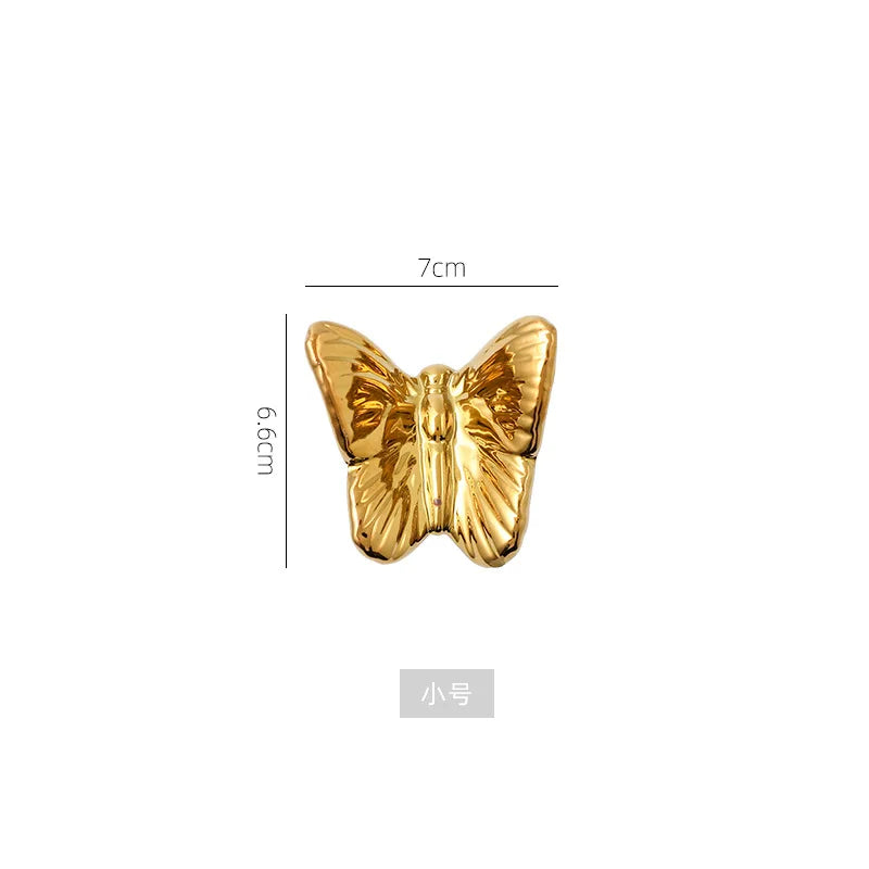 DecorBites™ Golden Butterfly Wall Decoration Set