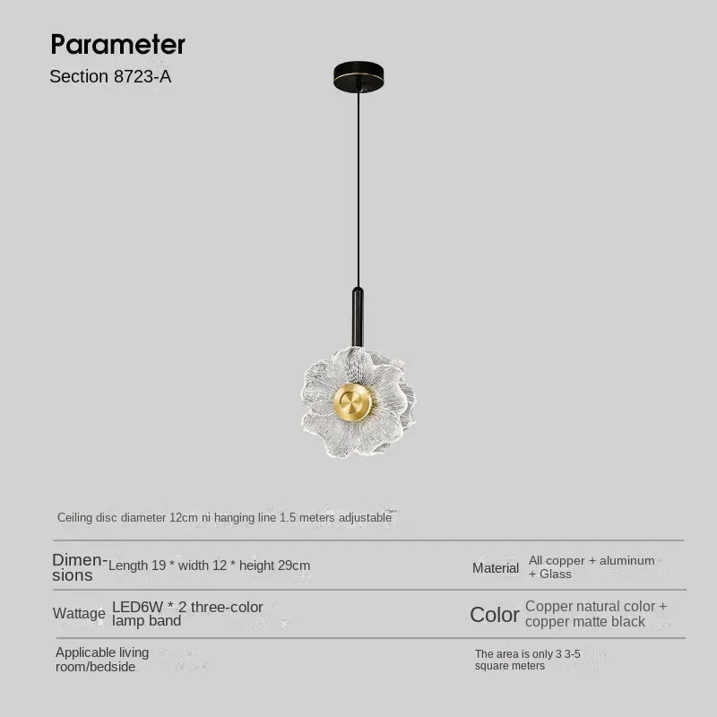 "Lámpara de pared de cristal LED DecorBites™: Decoración moderna para el hogar, ideal para dormitorio, sala de estar o pasillo"