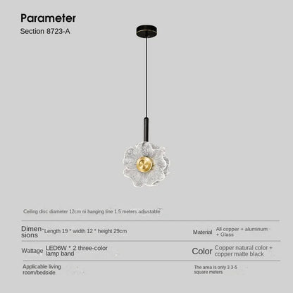 "Lámpara de pared de cristal LED DecorBites™: Decoración moderna para el hogar, ideal para dormitorio, sala de estar o pasillo"
