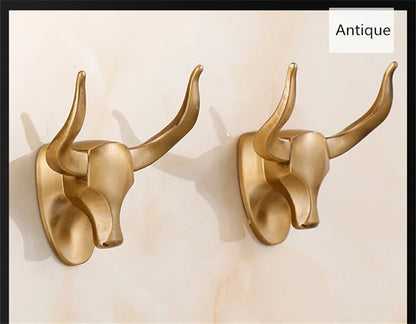 DecorBites™ Antique Aluminum Robe Hook for Bathroom Accessories and Clothes