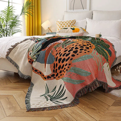 DecorBites™ Leopard Print Throw Blanket