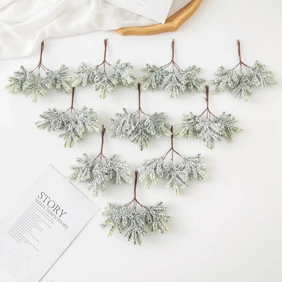 Decorbites™ Goldene Frost-Künstliche Äste für Heimdekoration, Hochzeit & Fotohintergrund