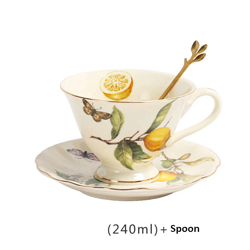 Gold Edge Ceramic Set