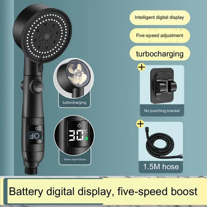 DecorBites™ High Pressure Hand-held Showerhead Kit for Bathroom Essentials