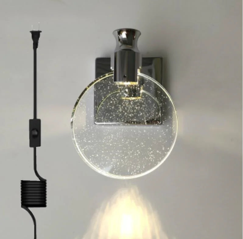 DecorBites™ Crystal Wall Lamp LED Modern Glass Gold Luxury Lighting