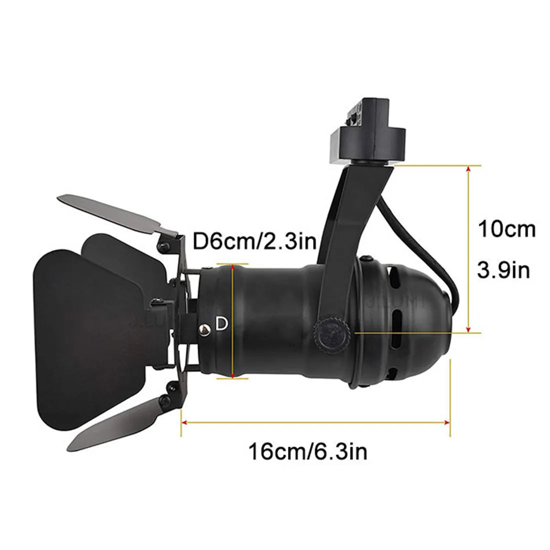 كشاف مسار صناعي DecorBites™ بأربعة مصابيح لإضاءة LED للمكاتب والمعارض في مراكز التسوق