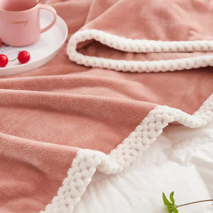 Decobites Milk Velvet Plush Blanket: Soft & Cozy Winter Bedding