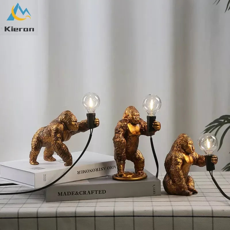 DecorBites™ King Kong LED Desk Lamp - Resin Living Room Floor Lamp