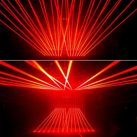 DecorBites™ 8 Eyes Beam Laser Moving Head DJ Disco Stage Light for Parties Bar