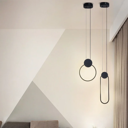 DecorBites™ Luxe Nordic Circle Lamp for Home Decor & Ambiance