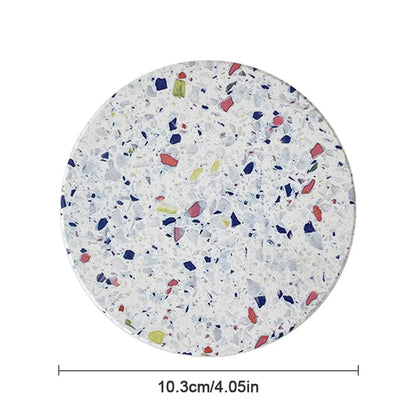 DecorBites™ Diatomite Coaster: Quick-drying & Non-slip Mug Mat for Table Decoration & Insulation