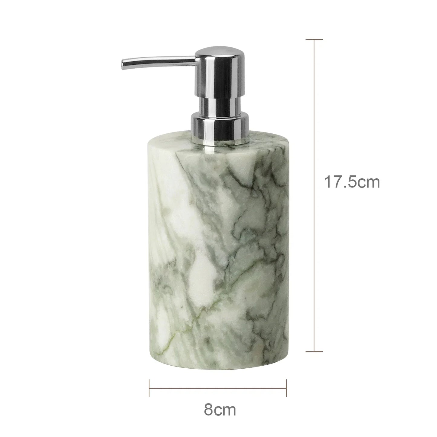 DecorBites™ Emerald Marble Bathroom Set Luxury Accessories Vanity Tray & Reed Diffuser