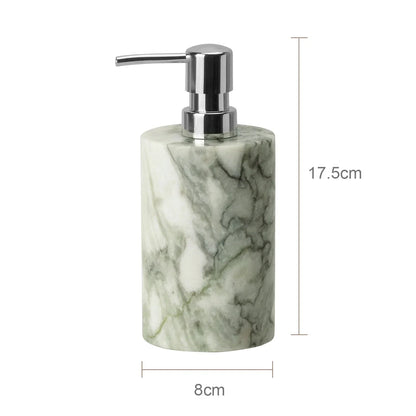 DecorBites™ Emerald Marble Bathroom Set Luxury Accessories Vanity Tray & Reed Diffuser