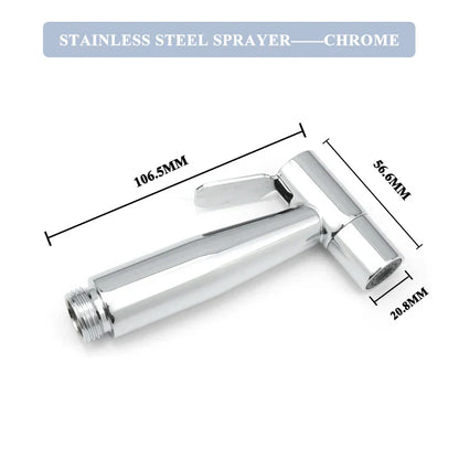 DecorBites™ Gold Bidet Faucet Handheld Sprayer Single Cold Water Tap Hygienic Toilet Shower