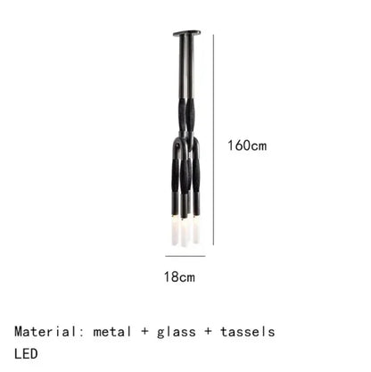 DecorBites™ HORSEHAIR Wall Lamp Old Gold Silver Black Metal Cloth Light