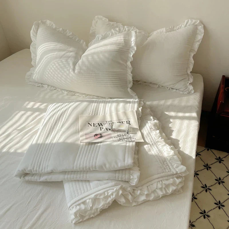 Ruffled Summer Quilt Set