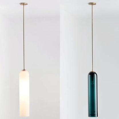 DecorBites™ LED Green Glass Pendant Lamp for Kitchen Bar Decor - Hanging Chandeliers Lighting