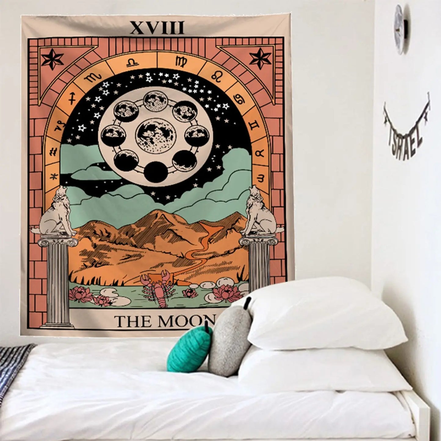 Decobites Tapestry Color Tarot Series Wall Hanging Cloth for Living Room and Bedroom Decor