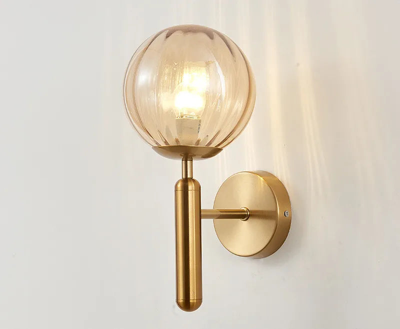 DecorBites™ Blue Glass Balls Wall Sconce for Living Room, Bedroom, or Corridor