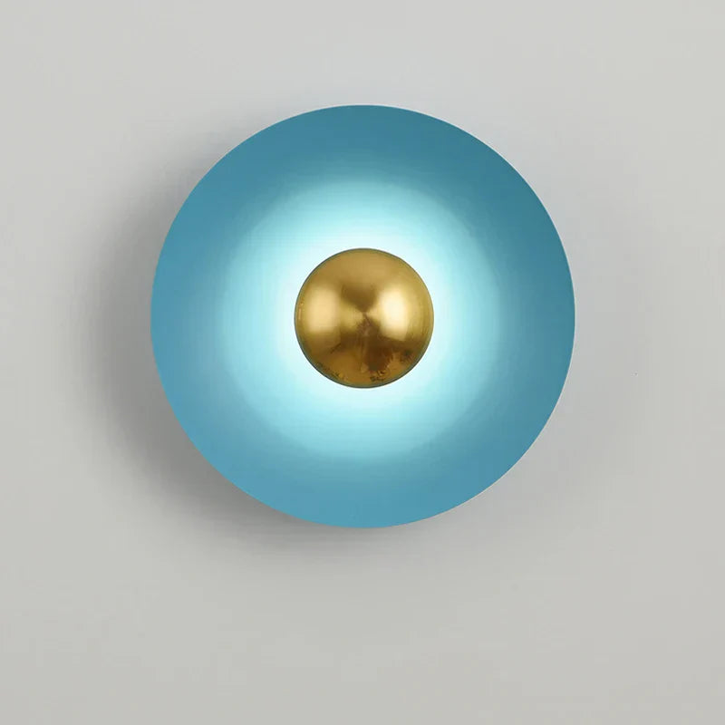 Lámpara de pared LED DecorBites™ Golden Macaroon para dormitorio y sala de estar