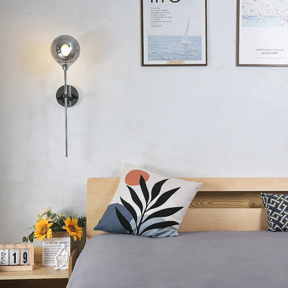 DecorBites™ Gold Glass Wall Lamp LED Indoor Light for Kitchen & Bathroom