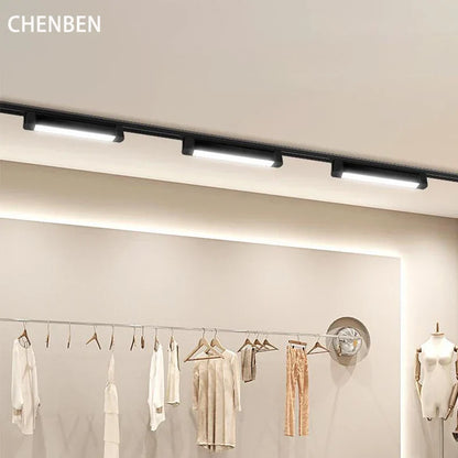 DecorBites™ LED Track Light Set for Home Decor - Modern Chandelier Lamp with Rail System